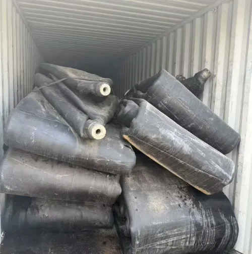 世界市場に向けて出航し、品質を追求します! SunKai Marine、海外配送用に船舶用エアバッグをバッチロード